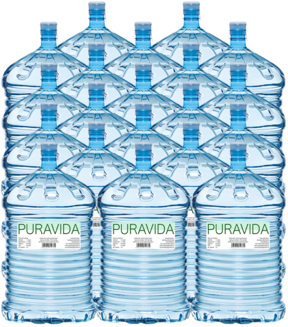 PURAVIDA 18,9 liter bronwater