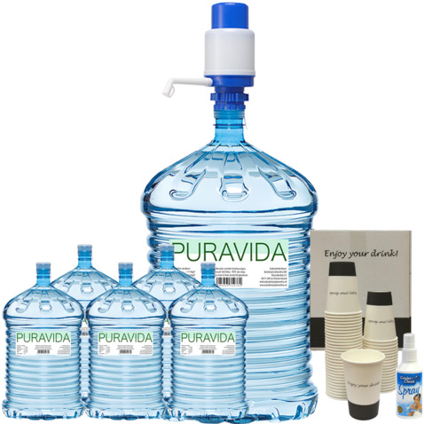 Handpomp waterfles Noodpakket