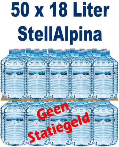 StellAlpina 50 x 18 Liter bronwater