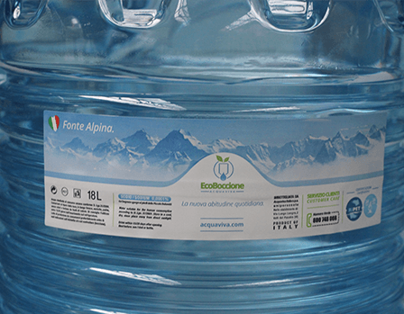 StellAlpina label 18 Liter bronwater