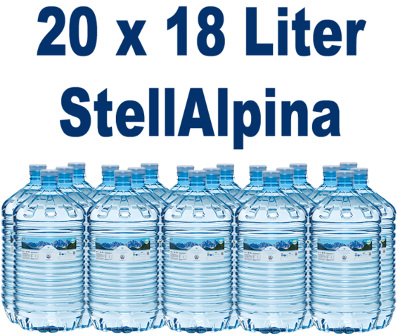 StellAlpina 18 liter bronwater